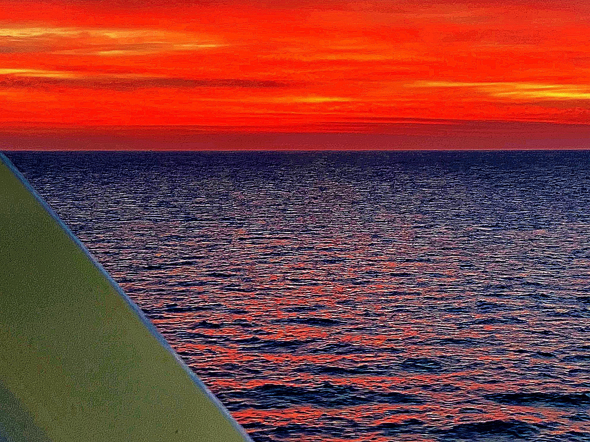 Aurora dal Traghetto - Dawn from the ferry boat - Sonnenaufgang aus dem Boot